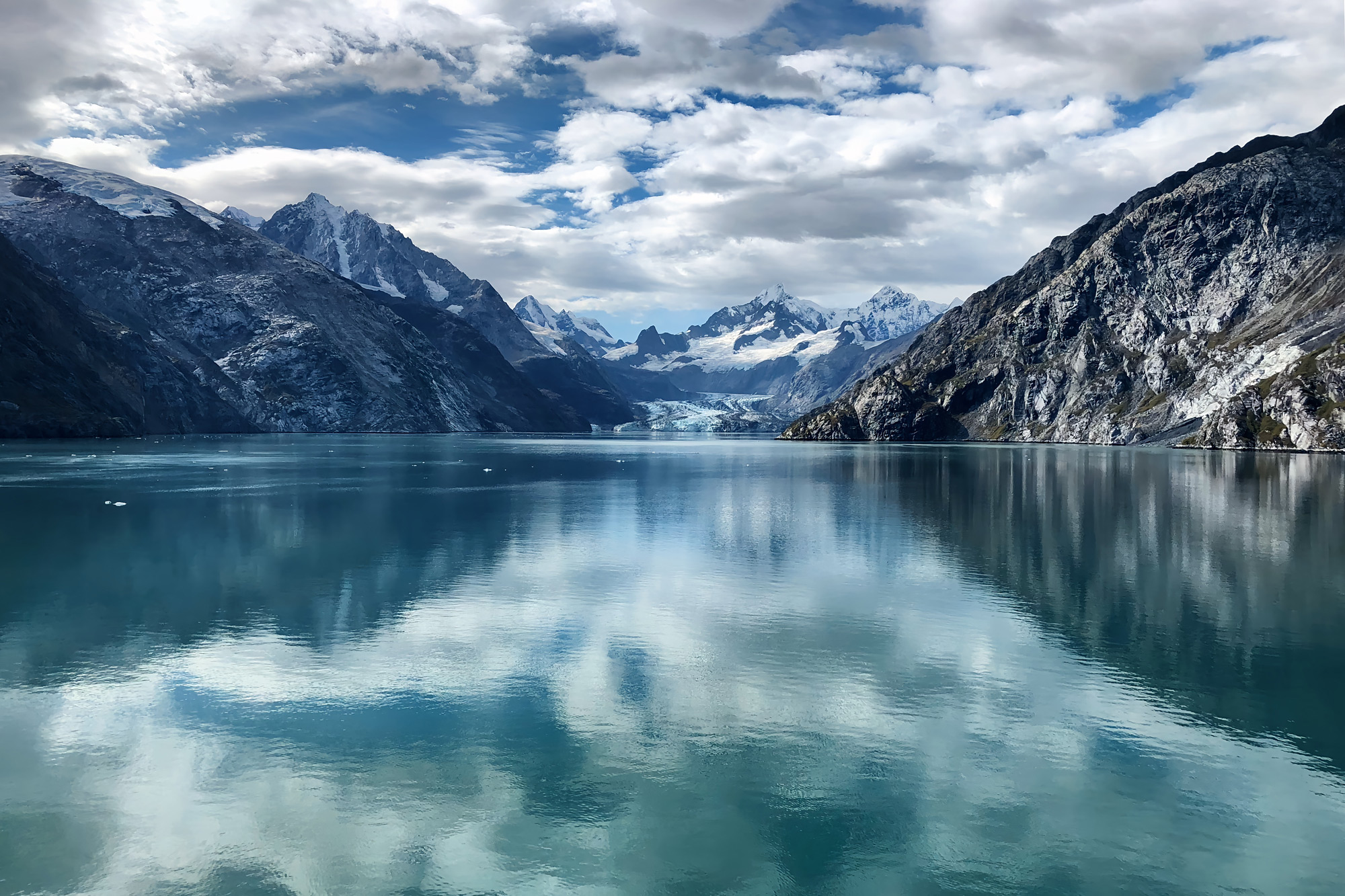 Bergslandskap i Alaska