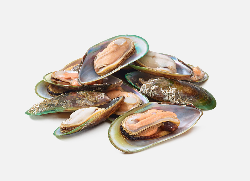 Gröna musslor i lösvikt stl. 30-45/kg