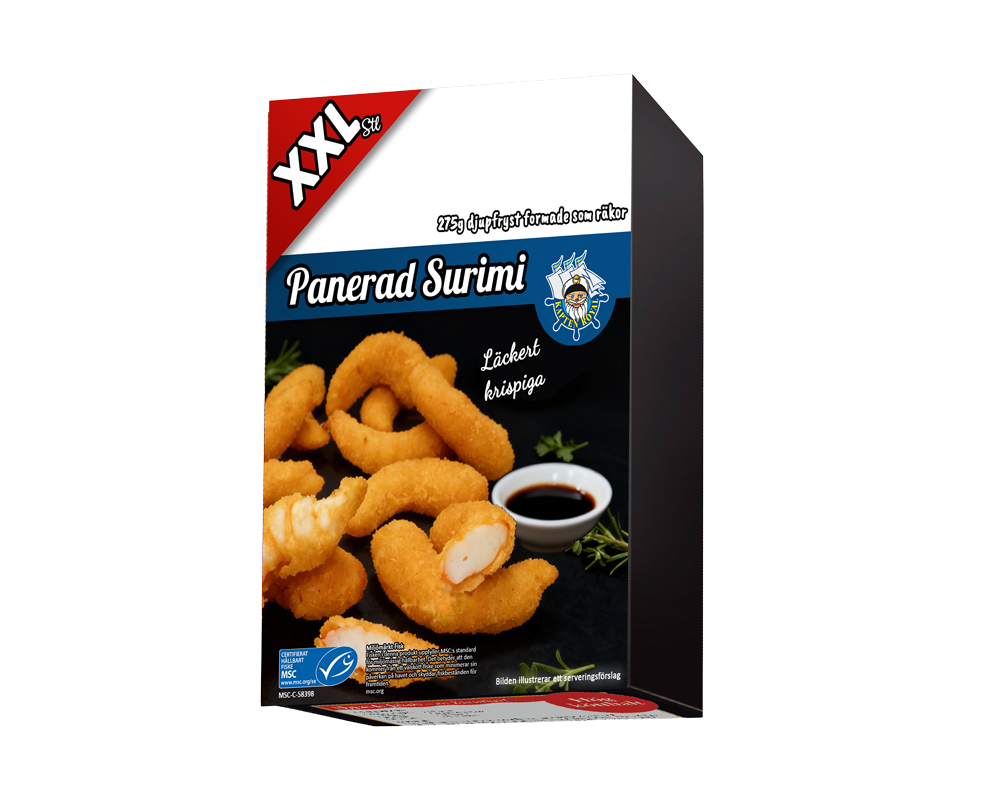 Panerade Surimiräkor