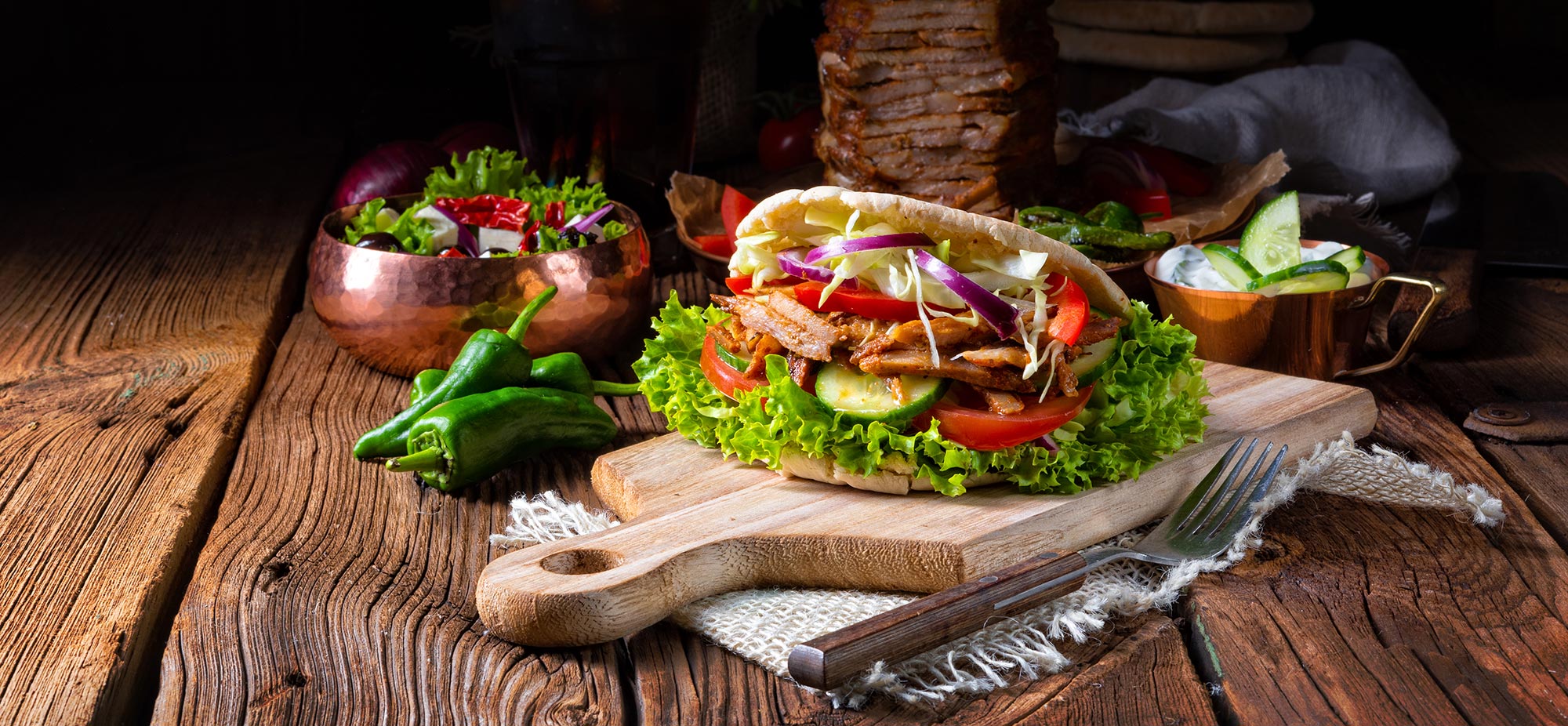 Kebab burgare