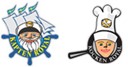 Kapten Royal och Kocken Royal logotyper