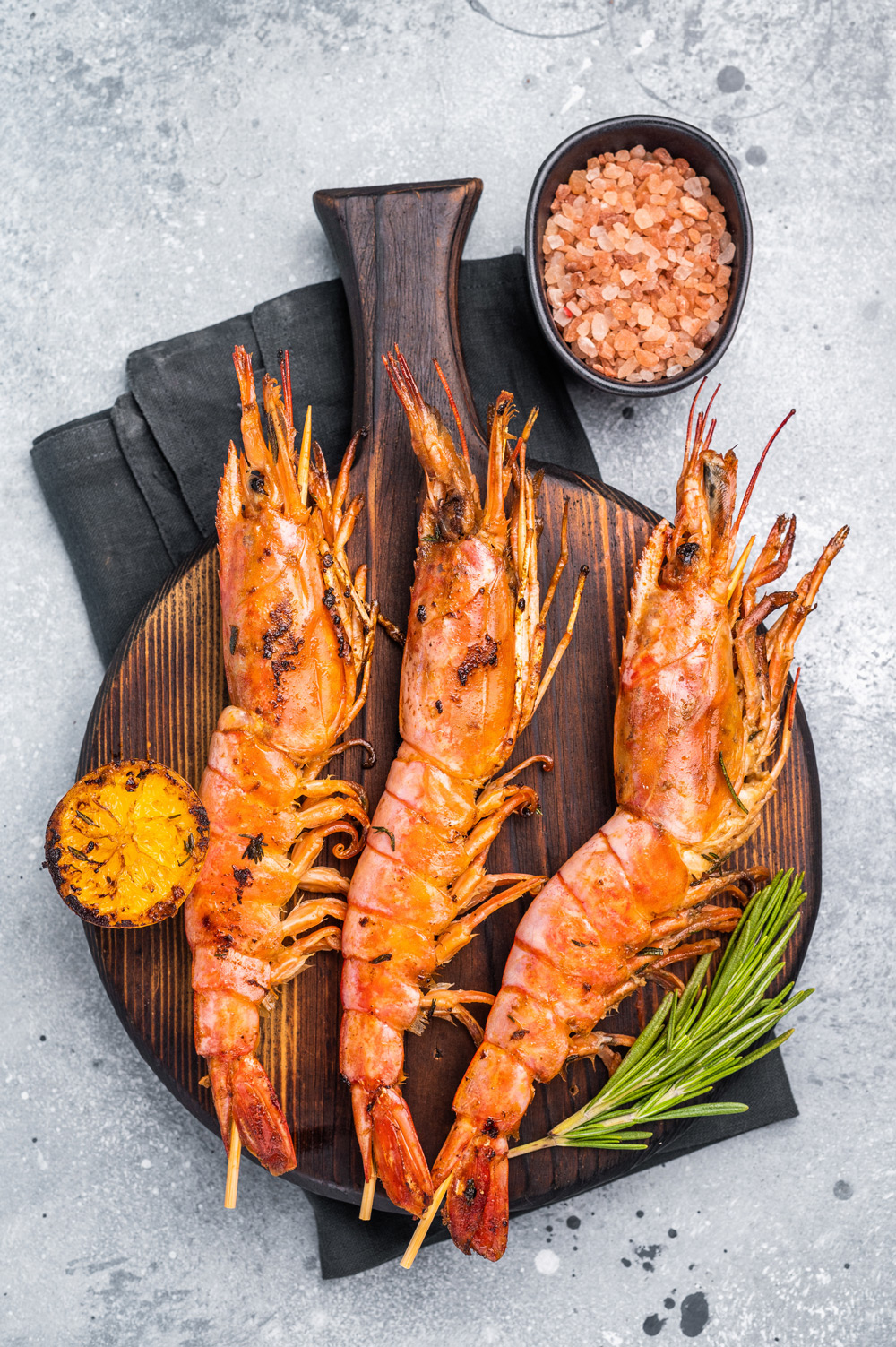 Grillade argentinska räkor