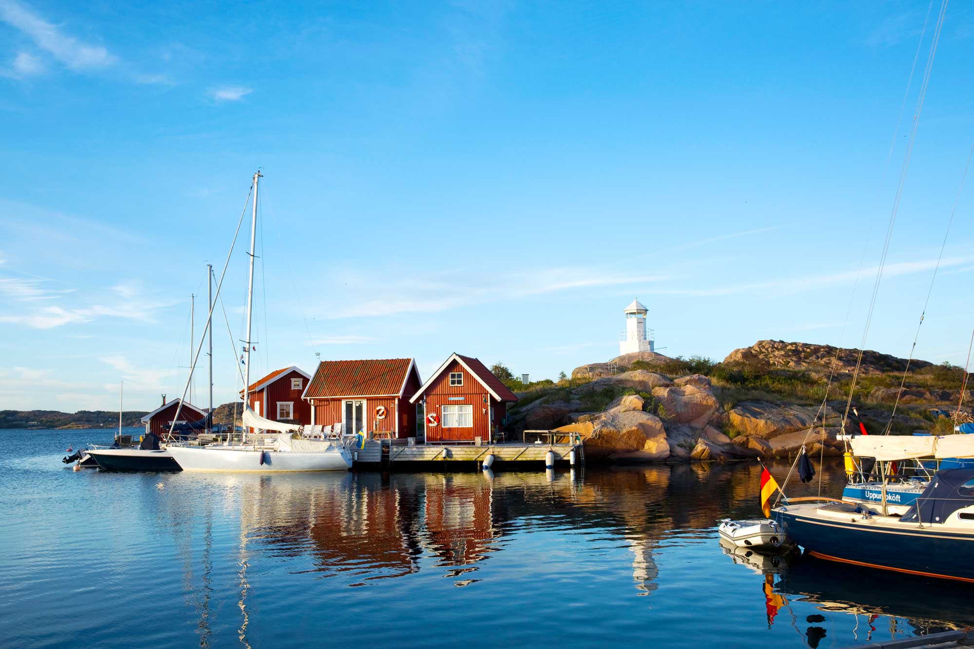 Fiskebodar i skärgården